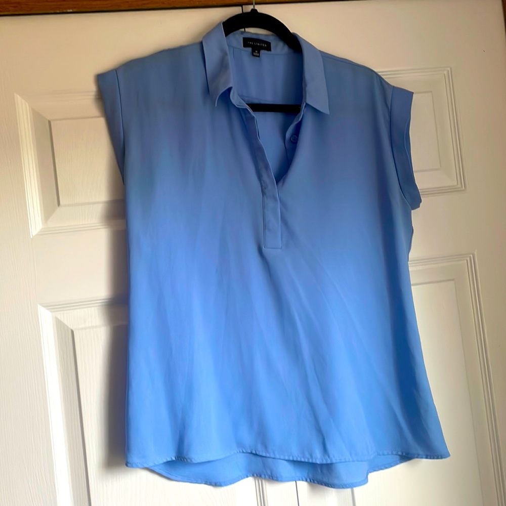 The Limited powder blue top